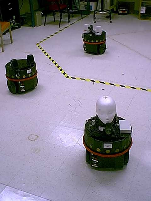robots following robots